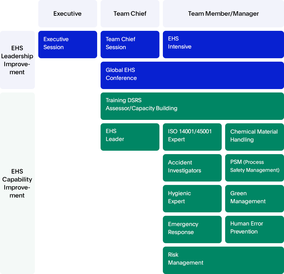 EHS Training Program Image – EHS Leadership Improvement, EHS Capability Improvement